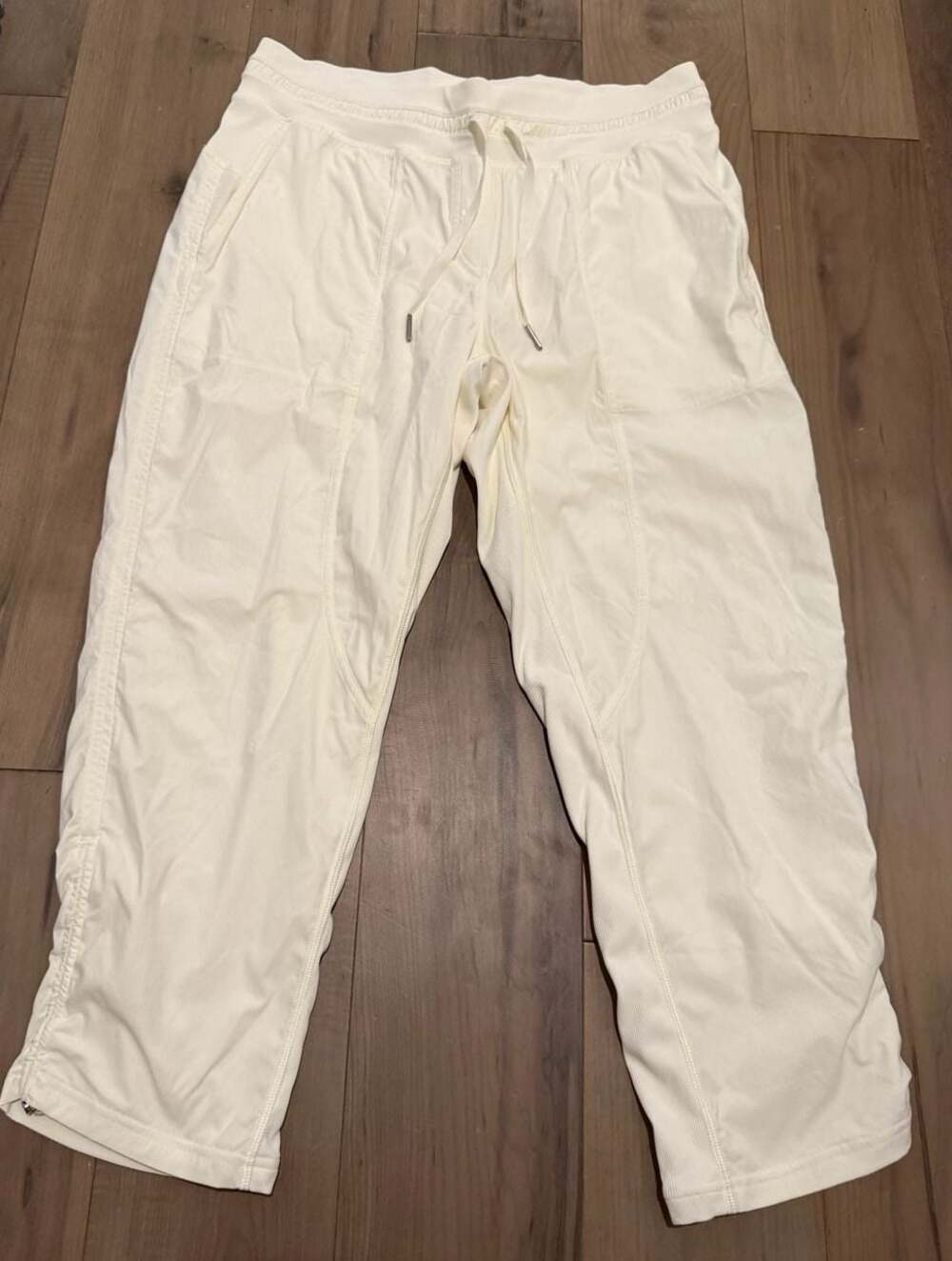 Lululemon Dance Studio Mid-Rise Jogger Pants in Pale Yellow